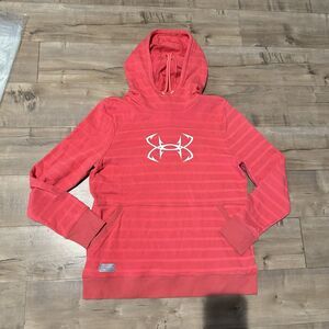 Under Armour Hoodie Adult XL Red Storm Long Sleeve Workout Running Gym Mens